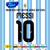 Argentina Font World Cup 2026 Home Kit Footyfont
