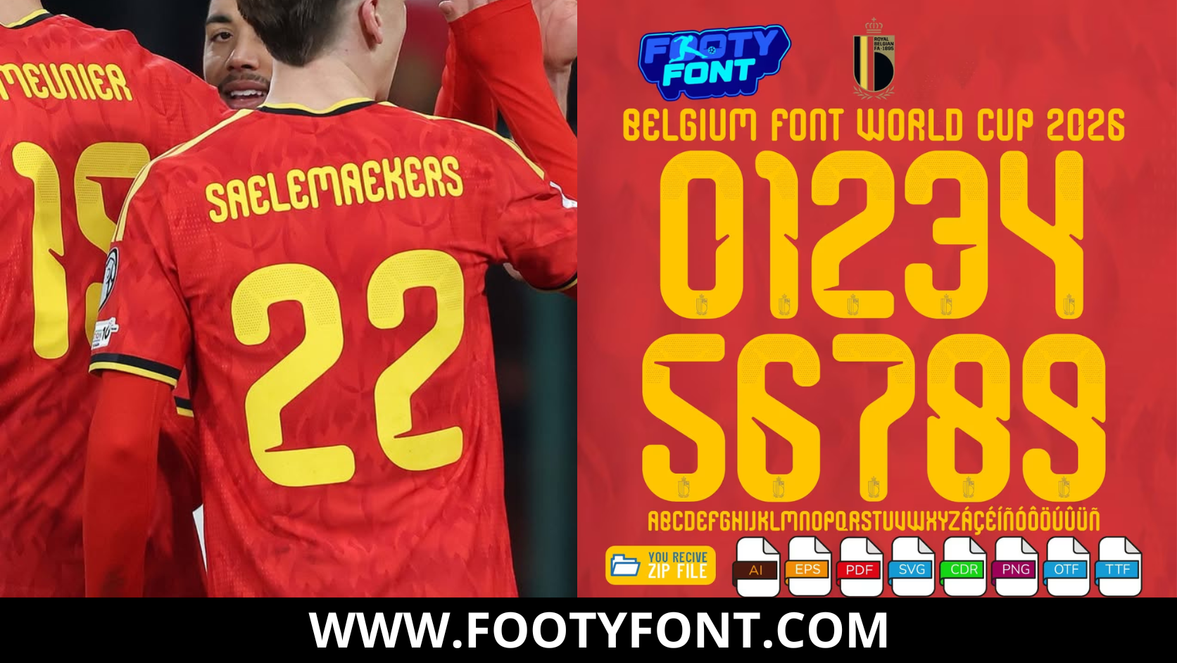 Belgium Font World Cup 2026 4 Belgium font World cup 2026