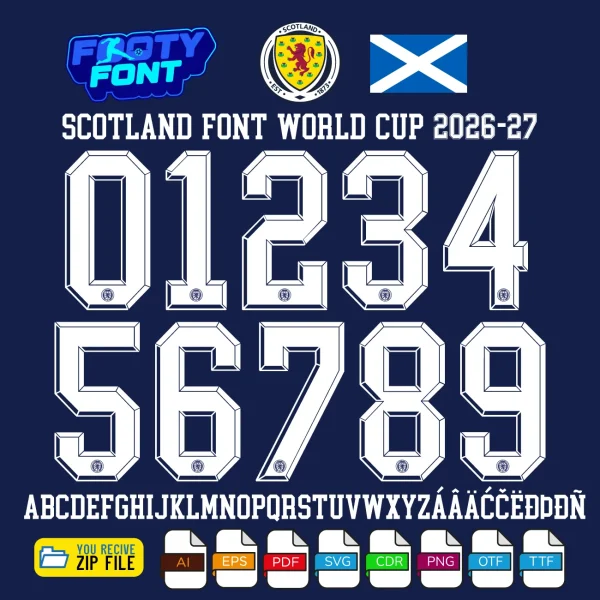 World Cup 2026 Footyfont